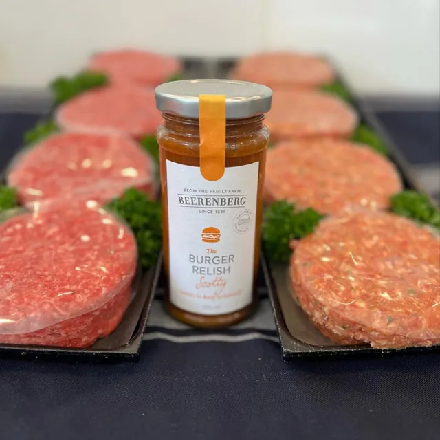 Beef and lamb burgers at Figtree Fresh Meats