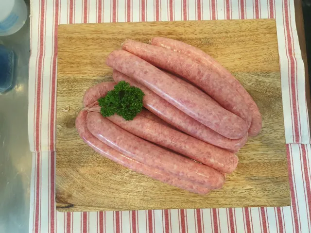 Gluten free sausages at Figtree Fresh Meats