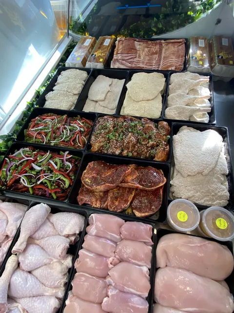 The ready to cook cabinet at Figtree Fresh Meats
